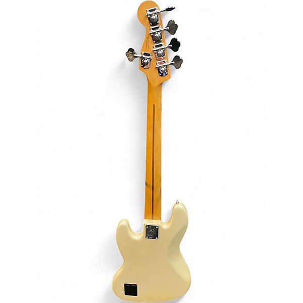 Used Fender Player II 5 String Jazz Bass Olympic Pearl White Electric Bass Guitar