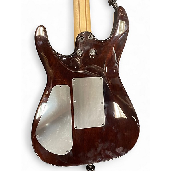 Used Jackson Pro Plus Series Dinky DKAQ FIRESTORM Solid Body Electric Guitar