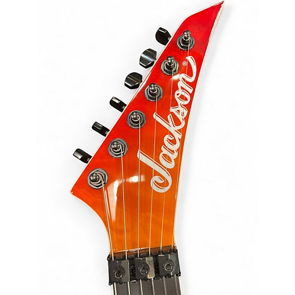 Used Jackson Pro Plus Series Dinky DKAQ FIRESTORM Solid Body Electric Guitar