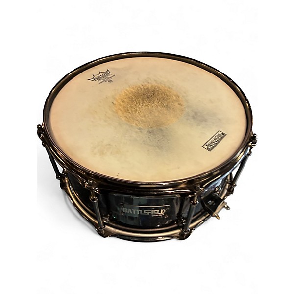 Used Battlefield Drums 13X6 snare Black Drum