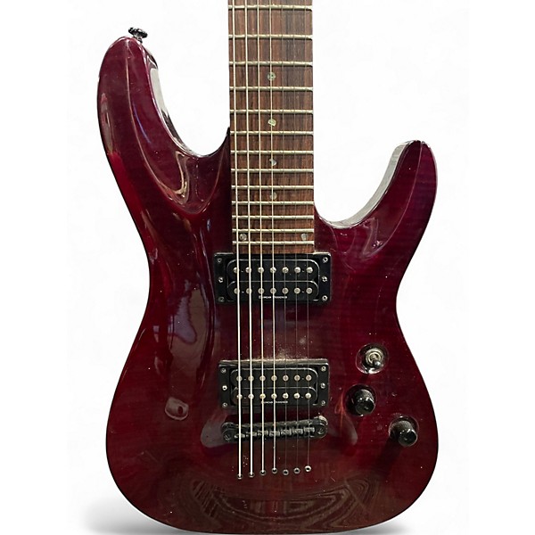 Used Schecter Guitar Research Gryphon-7 Red Solid Body Electric Guitar