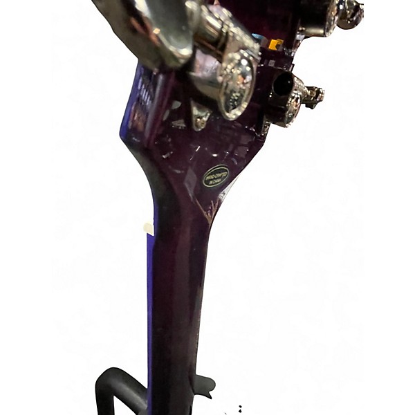 Used 2025 Epiphone LES PAUL CUSTOM PURPLE WIDOW Solid Body Electric Guitar