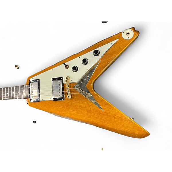 Used Epiphone 1958 Korina Flying V NATURAL Solid Body Electric Guitar