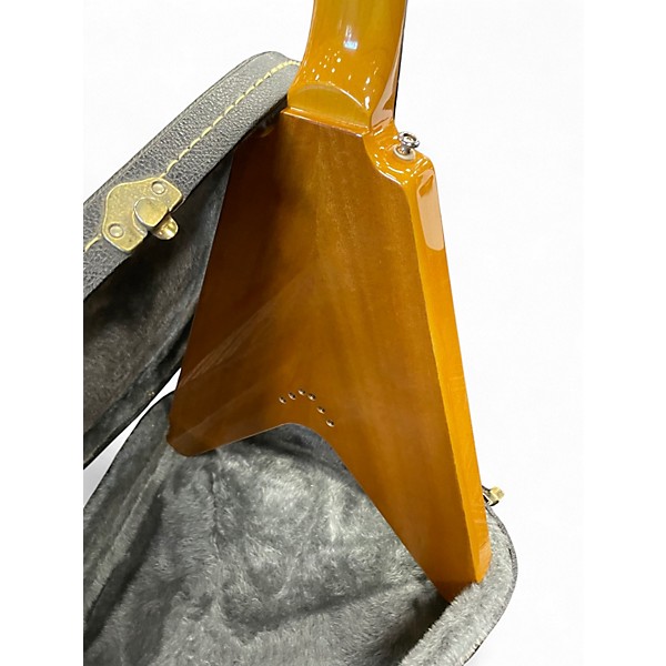 Used Epiphone 1958 Korina Flying V NATURAL Solid Body Electric Guitar