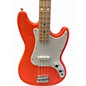 Used Squier SONIC BRONCO TAHITIAN CORAL Electric Bass Guitar