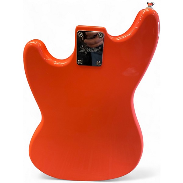 Used Squier SONIC BRONCO TAHITIAN CORAL Electric Bass Guitar