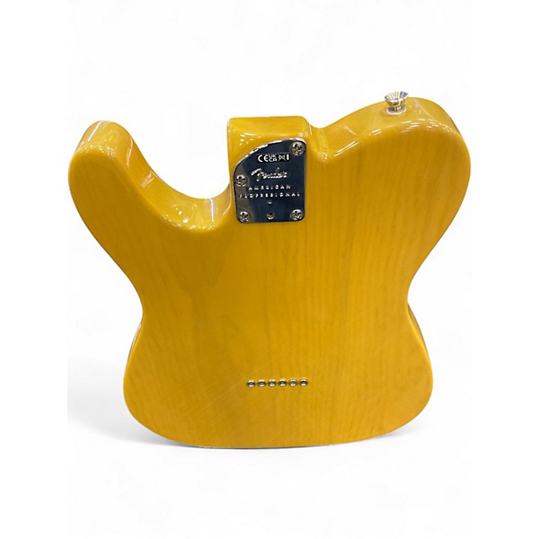 Used Fender American Professional Telecaster Butterscotch Blonde Solid Body Electric Guitar