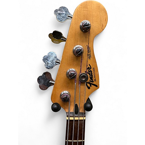 Used Fender Standard Jazz Bass Black Electric Bass Guitar