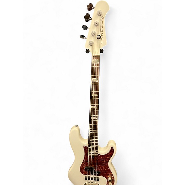 Used Lakland 44-64 Alpine White Electric Bass Guitar