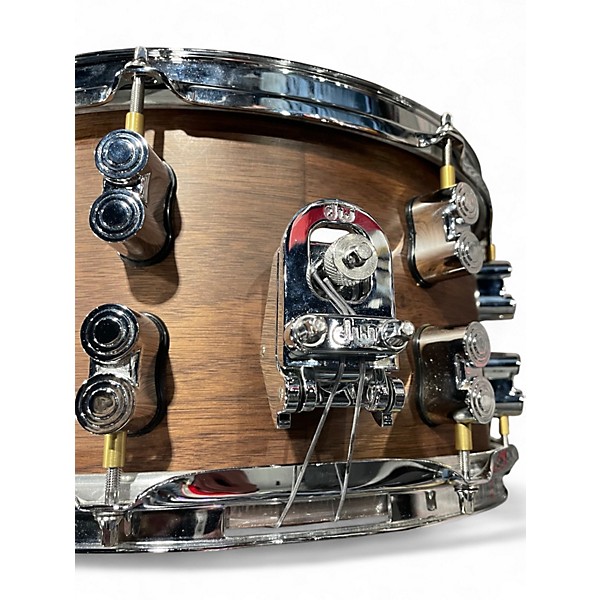 Used PDP by DW 13X7 Concept Series Limited Edition 20-Ply Hybrid Walnut Maple Sn Walnut Drum