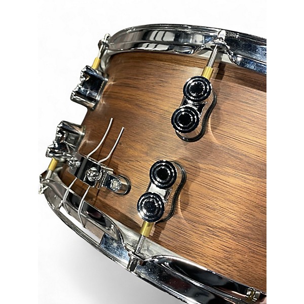 Used PDP by DW 13X7 Concept Series Limited Edition 20-Ply Hybrid Walnut Maple Sn Walnut Drum