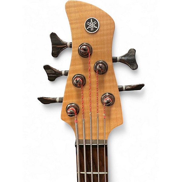 Used Yamaha TRBX605FM Natural Electric Bass Guitar
