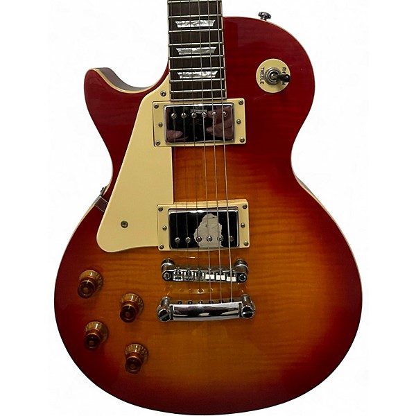Used Epiphone Les Paul Plustop Pro left handed Cherry Sunburst Electric Guitar
