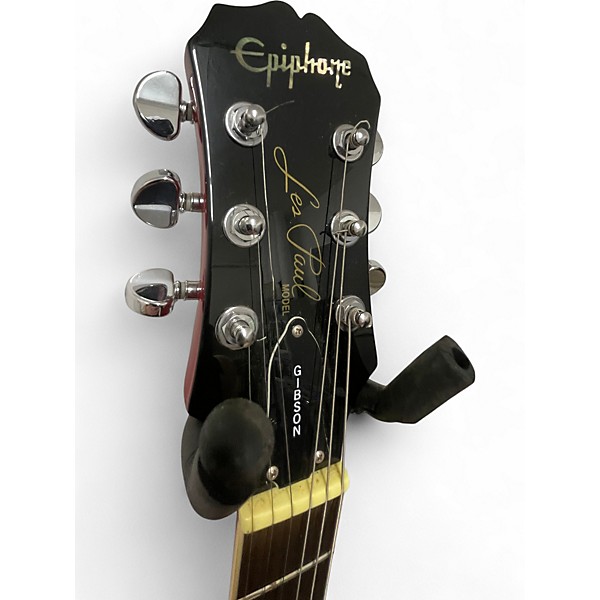 Used Epiphone Les Paul Plustop Pro left handed Cherry Sunburst Electric Guitar