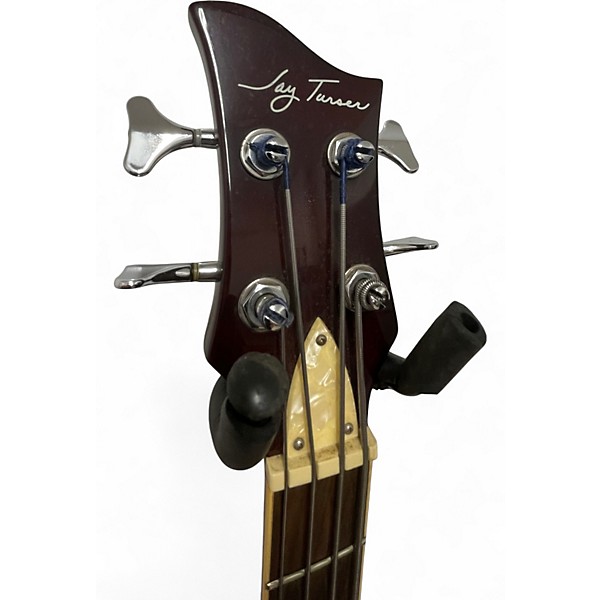 Used Jay Turser violin bass left handed Vintage Sunburst Electric Bass Guitar
