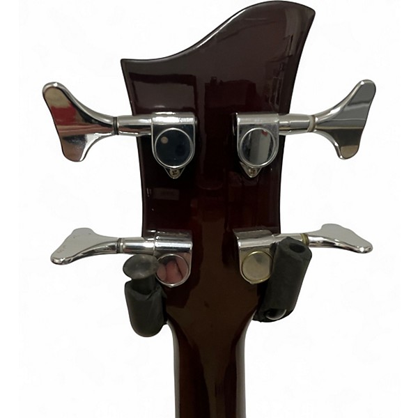 Used Jay Turser violin bass left handed Vintage Sunburst Electric Bass Guitar