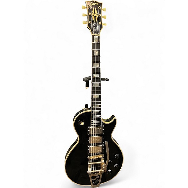 Vintage 1983 Gibson 1983 Les Paul Custom Black Solid Body Electric Guitar