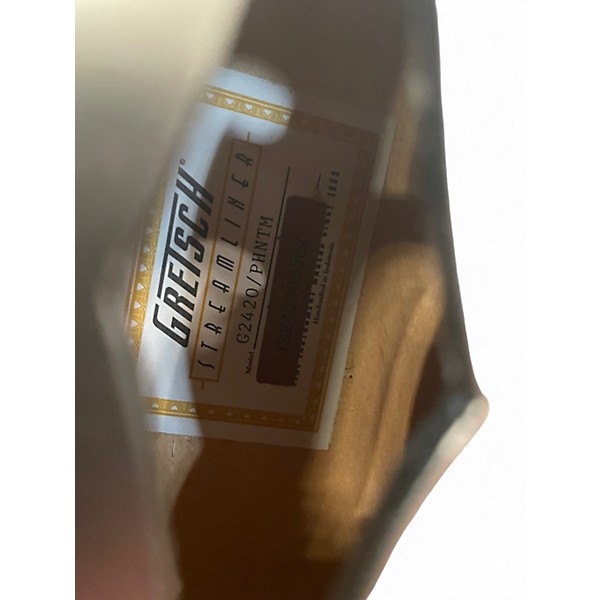 Used Gretsch Guitars G2420 PHNTM Metallic Silver Hollow Body Electric Guitar