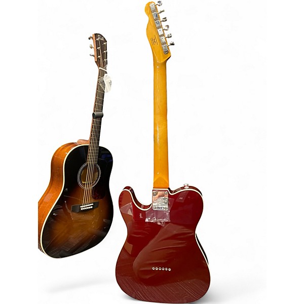 Used Squier Classic Vibe '60s Custom Esquire Candy Apple Red Solid Body Electric Guitar