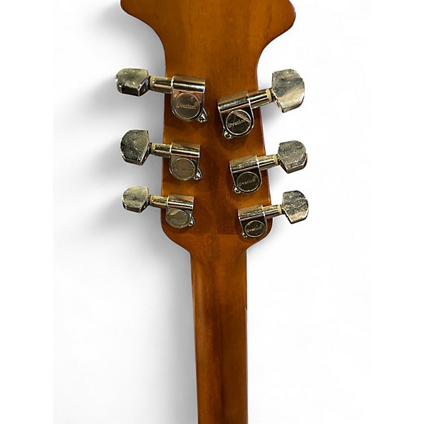 Used Ovation Celebrity CE44P-8TO Trans Blue Acoustic Electric Guitar