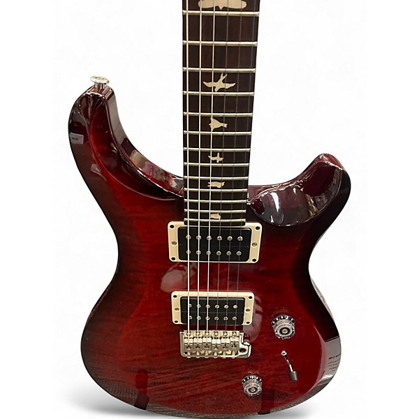 Used PRS S2 Custom 24 Crimson Red Burst Solid Body Electric Guitar