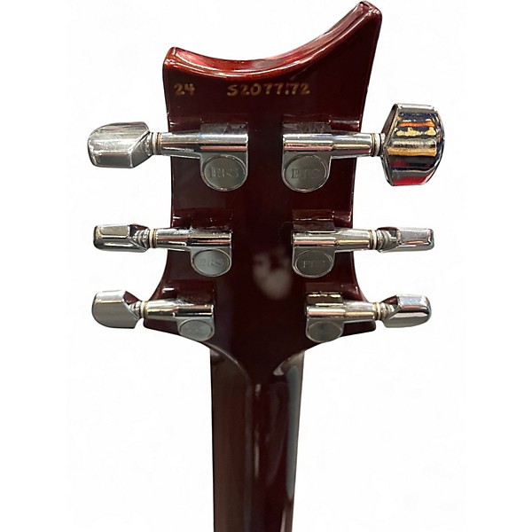 Used PRS S2 Custom 24 Crimson Red Burst Solid Body Electric Guitar
