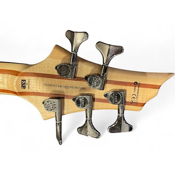 Used 2024 ESP LTD B205SM 5 String Trans Brown Electric Bass Guitar