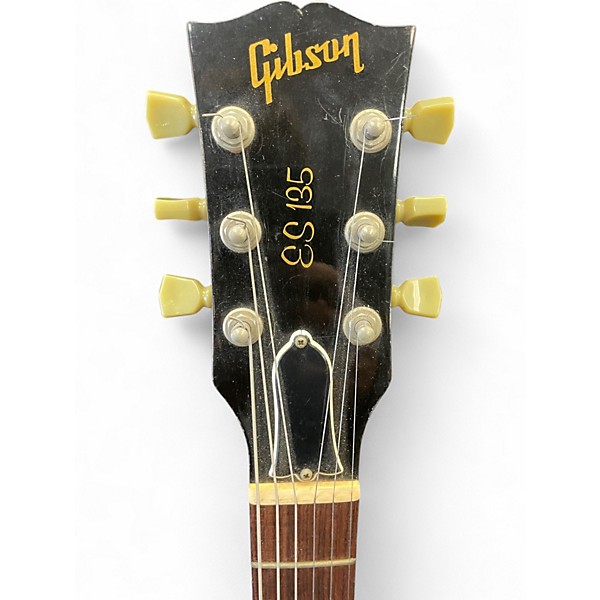 Vintage 1990 Gibson ES-135 RED Hollow Body Electric Guitar
