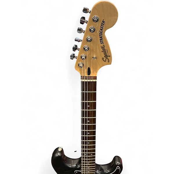 Used Squier SONIC STRATOCASTER HSS BLACK Solid Body Electric Guitar