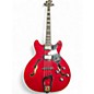 Used Hagstrom Viking P Candy Apple Red Hollow Body Electric Guitar