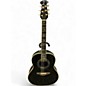 Vintage 1980s Ovation 1719 CUSTOM LEGEND Black Acoustic Electric Guitar