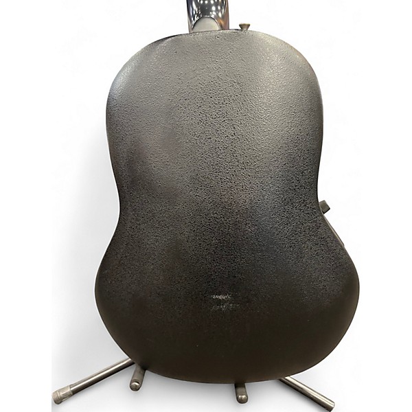 Vintage 1980s Ovation 1719 CUSTOM LEGEND Black Acoustic Electric Guitar