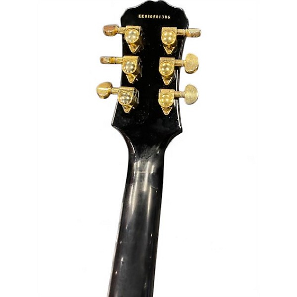 Used Epiphone Les Paul Custom Black Solid Body Electric Guitar
