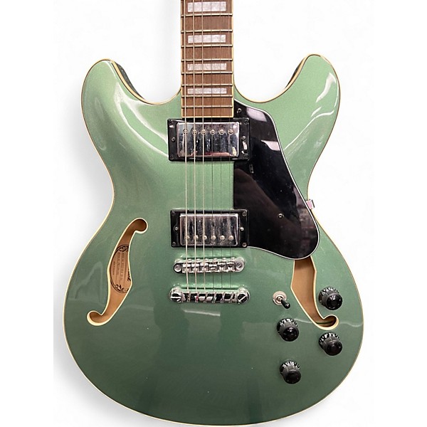 Used Ibanez AS73 Artcore Inverness Green Hollow Body Electric Guitar