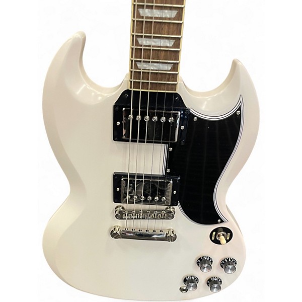 Used Epiphone 1961 SG INSPIRED BY GIBSON LES PAUL HUMBUCKERS Alpine White Solid Body Electric Guitar