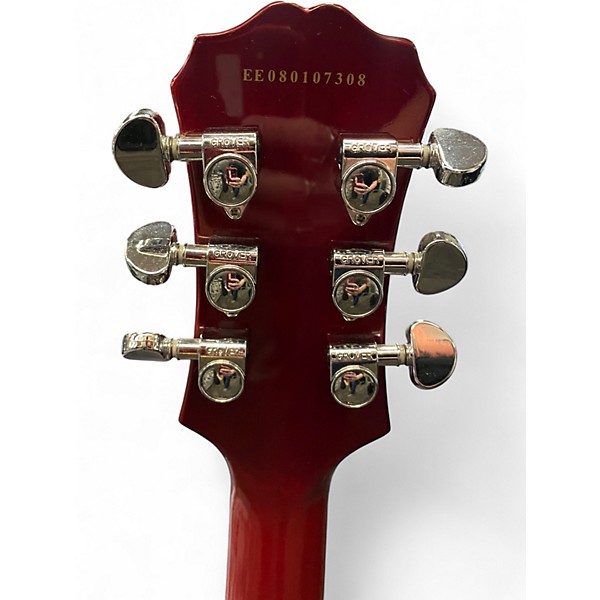 Used 2000s Epiphone Les Paul Standard Cherry Sunburst Solid Body Electric Guitar