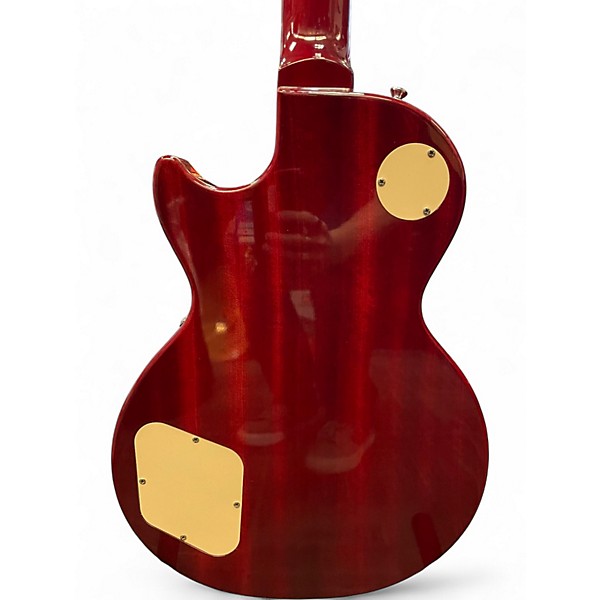 Used 2000s Epiphone Les Paul Standard Cherry Sunburst Solid Body Electric Guitar