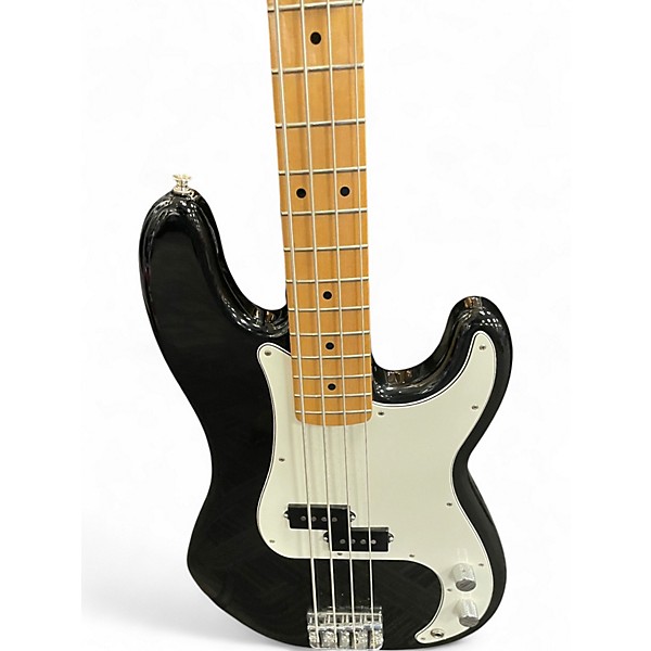Used Fender player ii preciscion bass Black and White Electric Bass Guitar