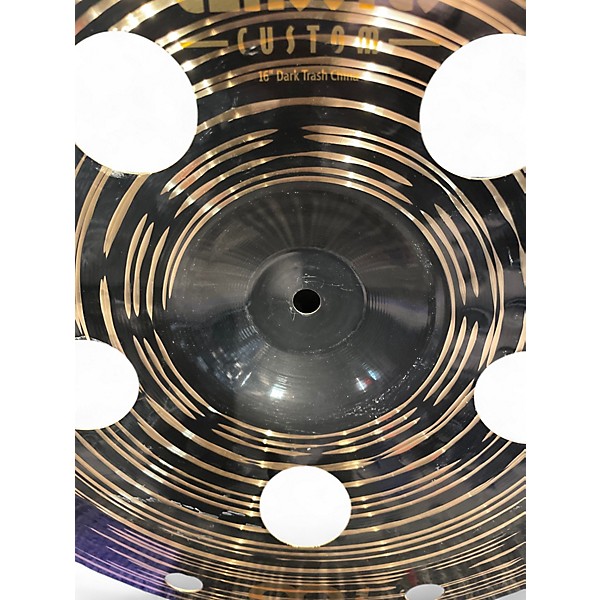 Used MEINL 16in 16" dark trash china Cymbal