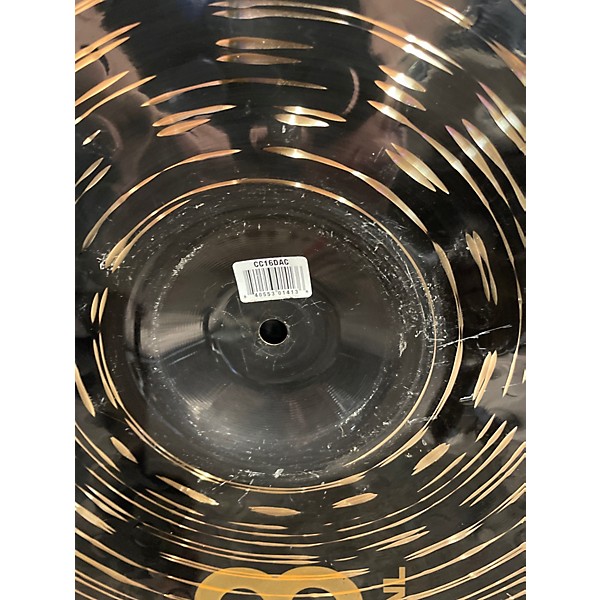 Used MEINL 16in 16" dark crash Cymbal