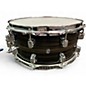 Used ddrum 6.5X14 DOMINION MAPLE SNARE BRUSHED OLIVE METALLIC Drum