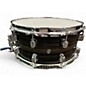 Used ddrum 6.5X14 DOMINION MAPLE SNARE BRUSHED OLIVE METALLIC Drum