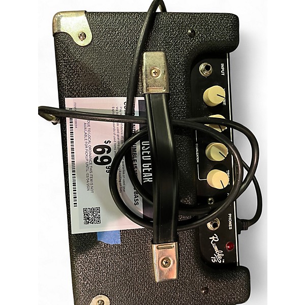 Used Fender Rumble 15 15W 1X8 Bass Combo Amp