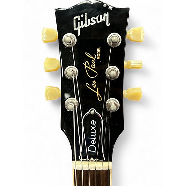 Used Gibson Les Paul Deluxe Candy Apple Red Solid Body Electric Guitar