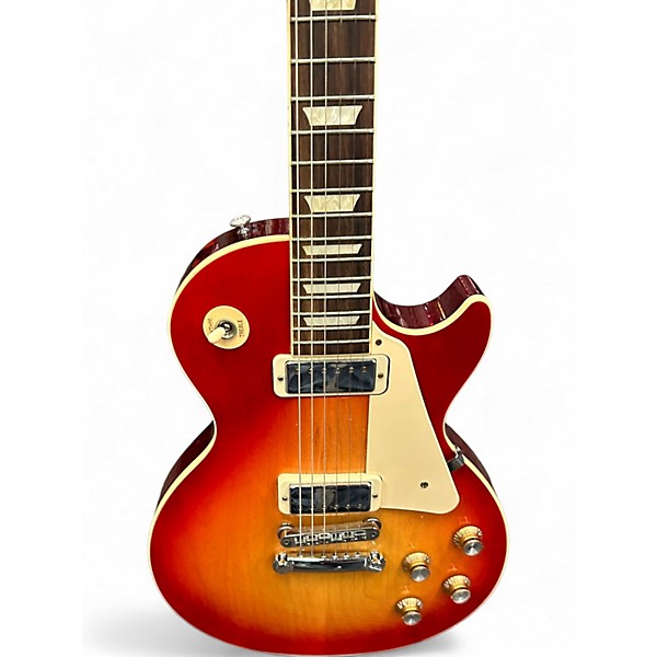 Used Gibson Les Paul Deluxe Candy Apple Red Solid Body Electric Guitar