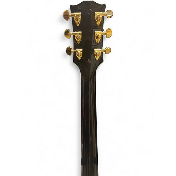 Used Epiphone inspired by gibson les paul custom ebony Solid Body Electric Guitar