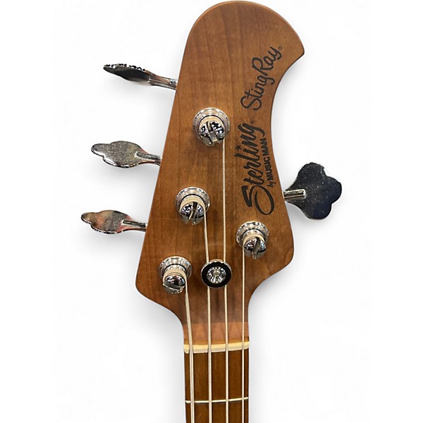 Used Sterling by Music Man STINGRAY RAY34 SPARKLING BLUE Electric Bass Guitar