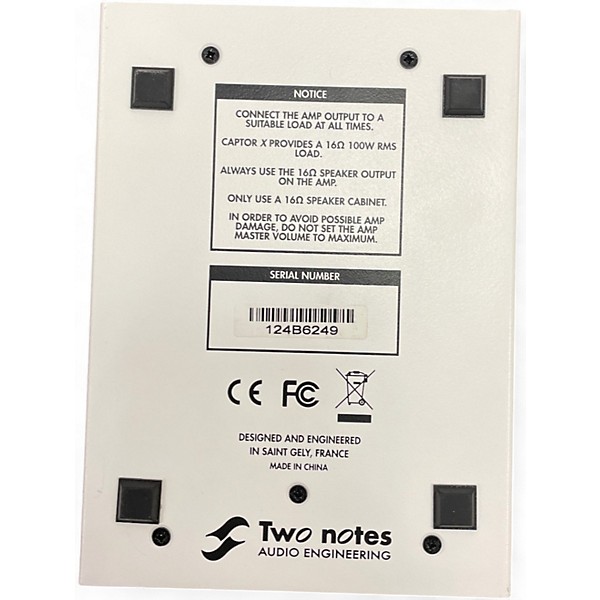 Used Two Notes AUDIO ENGINEERING TORPEDO CAPTOR X Power Attenuator