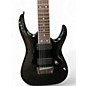 Used Ibanez RGA7 RGSERIES Black Solid Body Electric Guitar