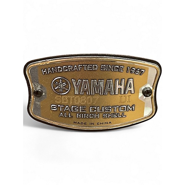 Used Yamaha 5 Piece Stage Custom HONEY AMBER Drum Kit